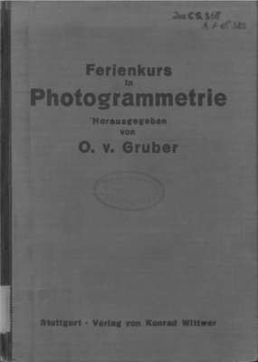 Ferienkurs In Photogrammetrie Small 285x400
