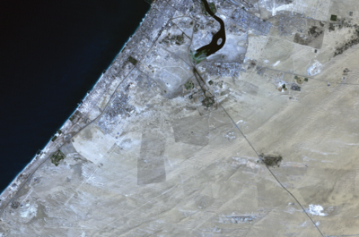Dubai 1997 LandSat Imagery 400x265