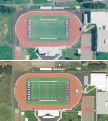 IMAGE Vertical Oregon Imagery 2016 2017 Comparison Hermiston High School Track Field Vert Stack 356x400