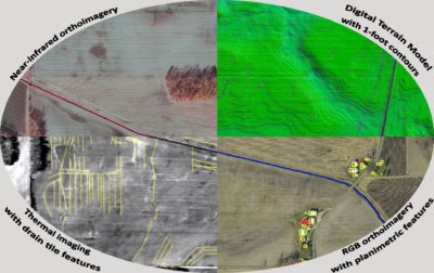 Solar Farm Aerial Data Collage