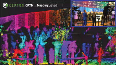 Cepton Took Its Vista X90 Lidar To NYC To Record The Nasdaq Bell Ringing Ceremony 400x225