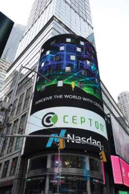 Cepton Featured On Nasdaq Tower On The Day Of Bell Ringing 267x400