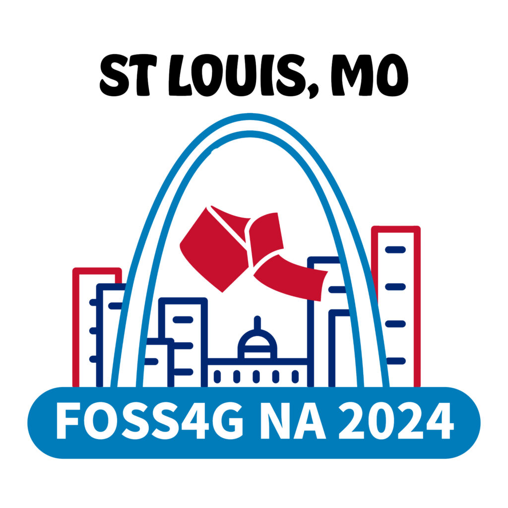 FOSS4G NA 2024 Logo 2 Solid Background