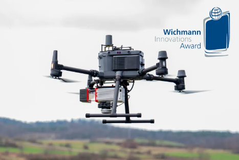 Wichmann INTERGEO Innovations Award 2024: Vote for the RIEGL miniVUX-3UAV with RiLOC-E!