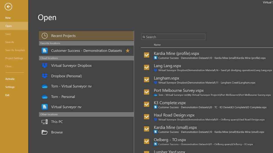 Cloud Graphic For Virtual Surveyor 10.1
