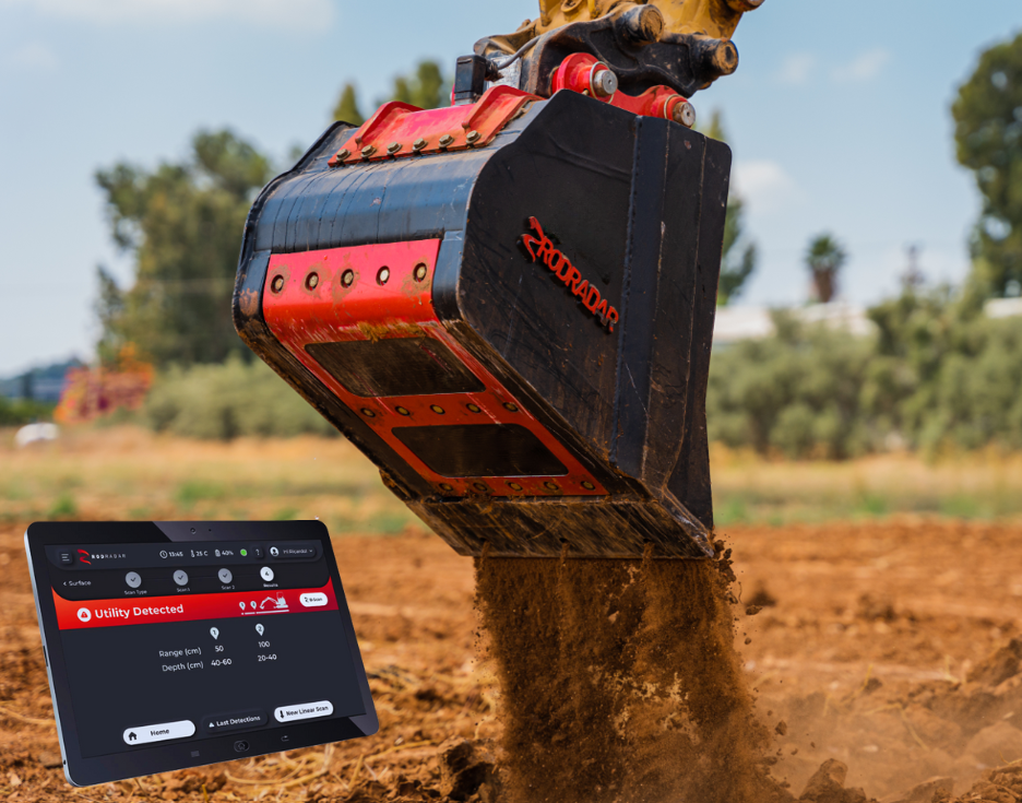 RodRadars AI Powered Live Dig Radar® Alerts Operator To Underground Utility In Real Time Providing Instant Actionable Visibility During Excavation