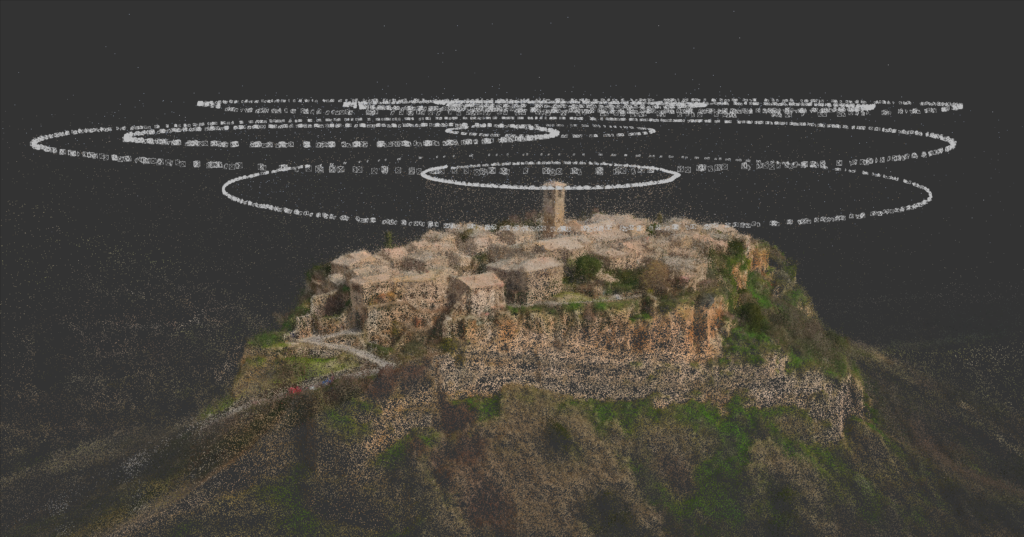 Civita Splat Processing Lateral View