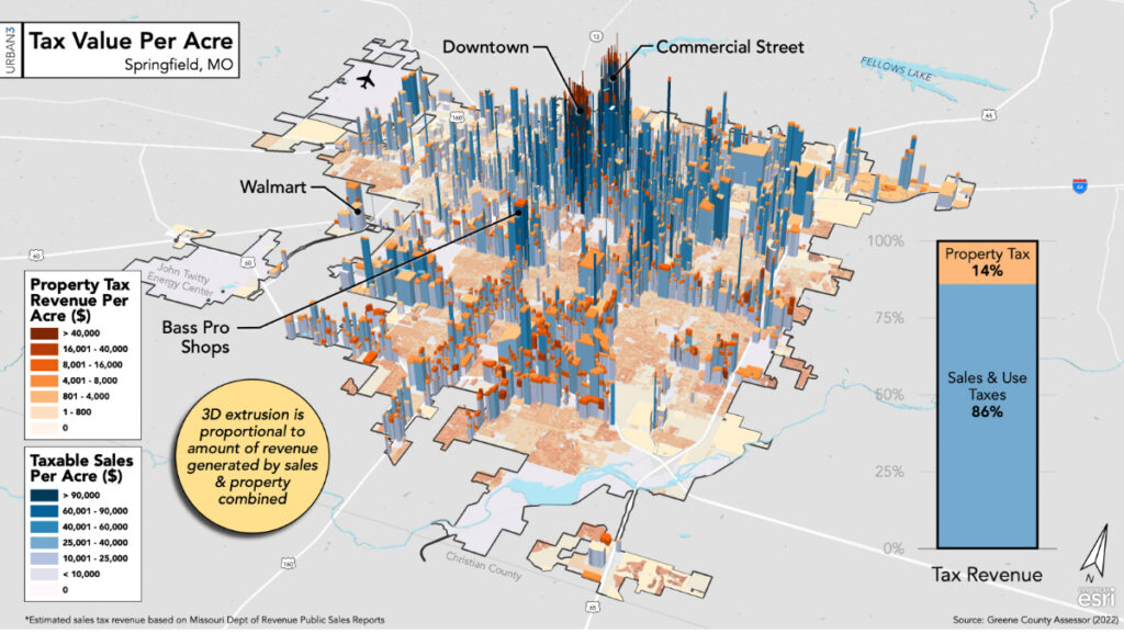 Downtown Tax Value Per Acre